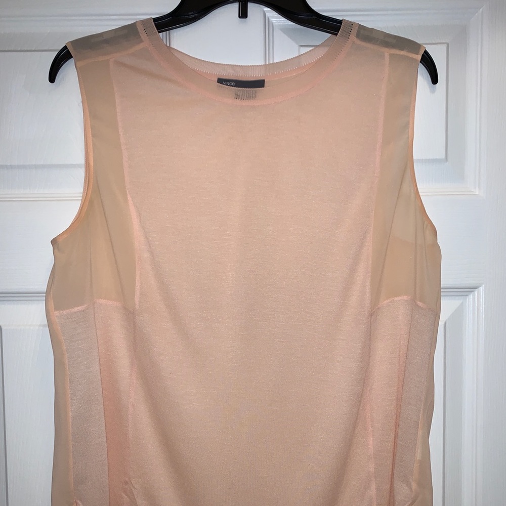 Vince Peach Sleeveless Tank Top